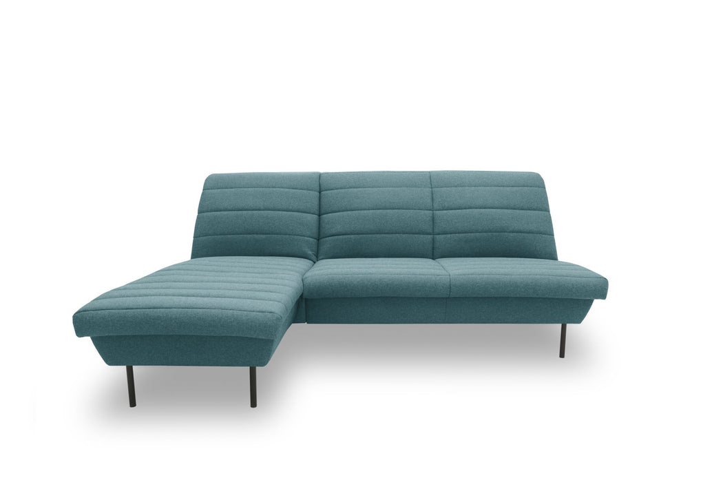IX | Ecksofa Longchair | L-Form | links | attraktive Steppung