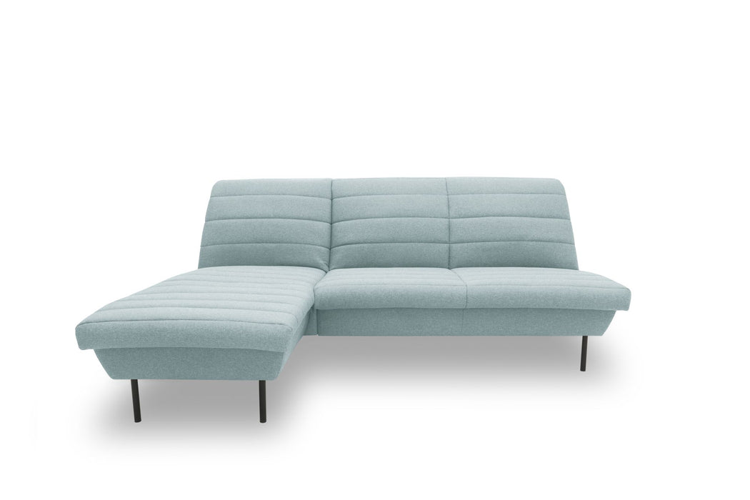 IX | Ecksofa Longchair | L-Form | links | attraktive Steppung