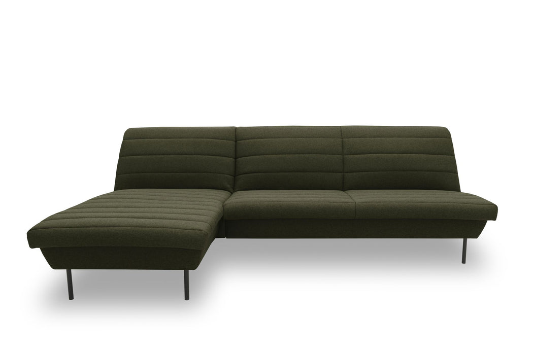 IX | Ecksofa Longchair | L-Form | links | attraktive Steppung