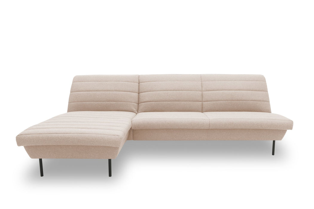 IX | Ecksofa Longchair | L-Form | links | attraktive Steppung