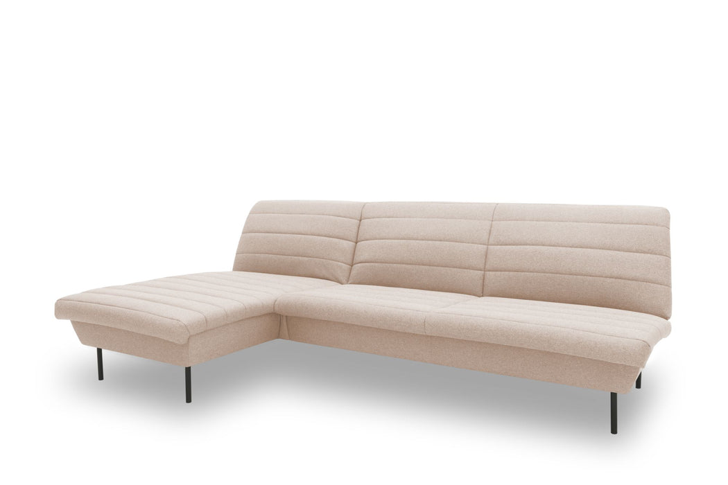 IX | Ecksofa Longchair | L-Form | links | attraktive Steppung