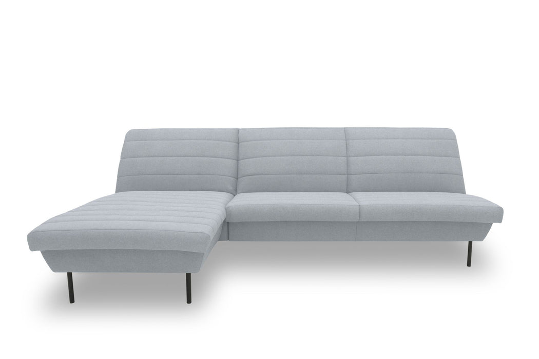 IX | Ecksofa Longchair | L-Form | links | attraktive Steppung