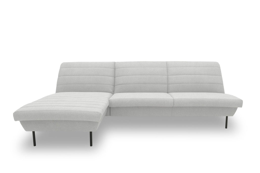 IX | Ecksofa Longchair | L-Form | links | attraktive Steppung