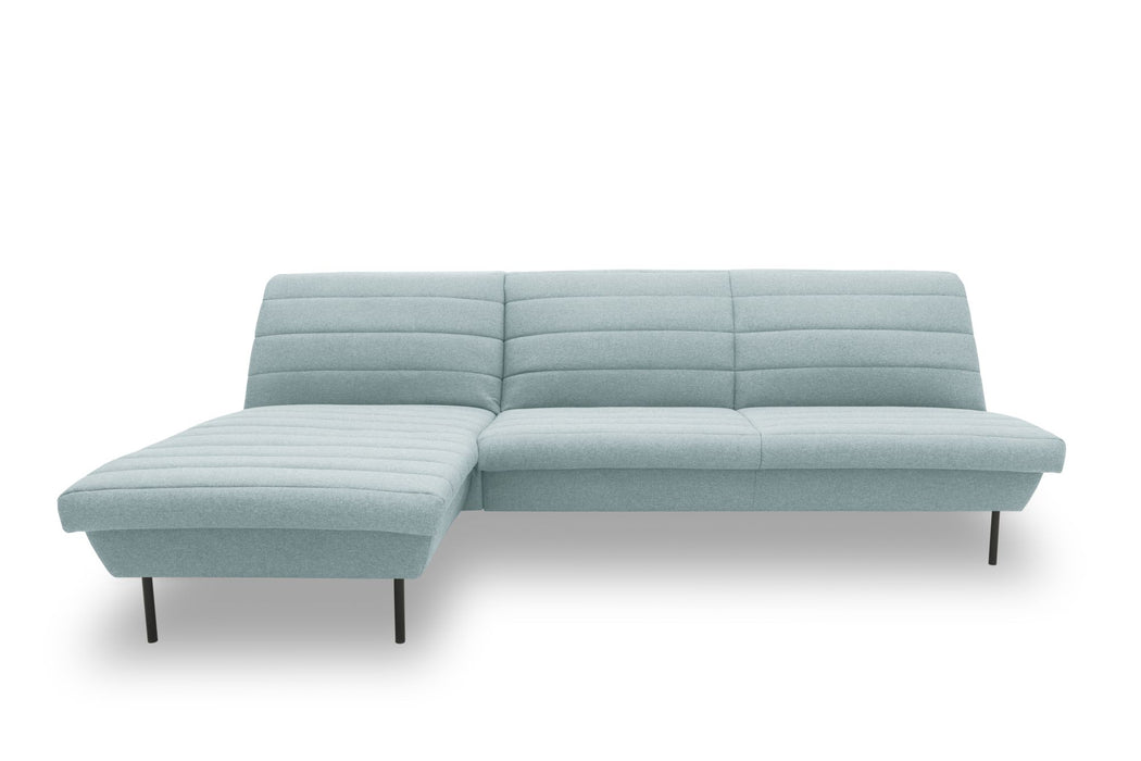 IX | Ecksofa Longchair | L-Form | links | attraktive Steppung