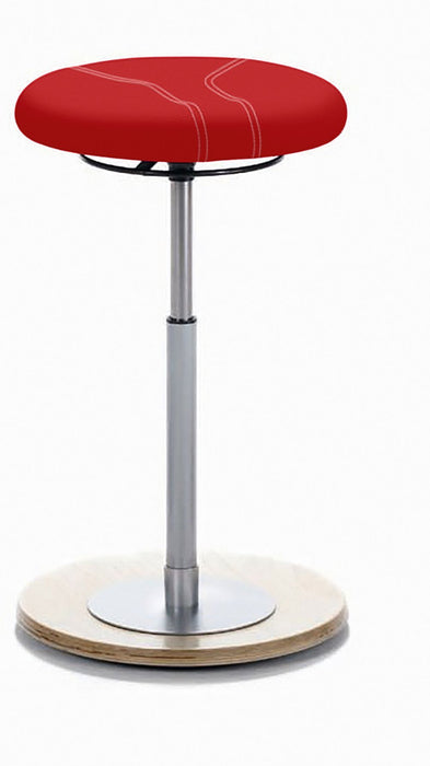 Pendelhocker mit Tellersitz rund 1110 | Gestell Buche