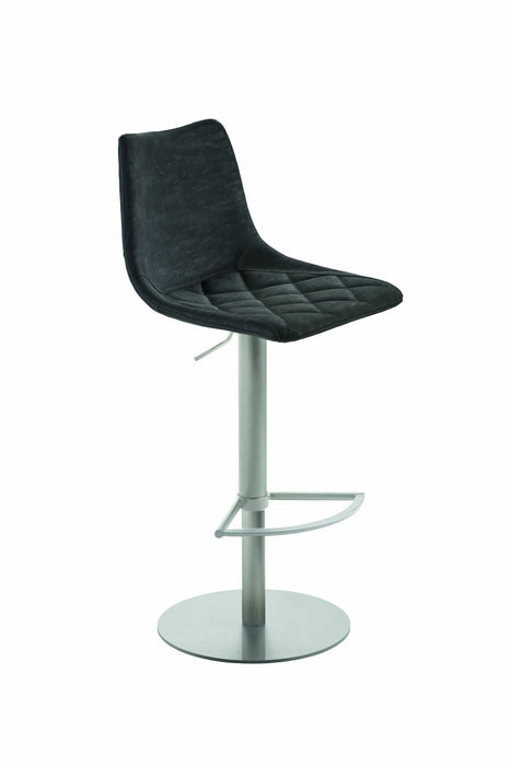 Mayer | Bar- und Tresenhocker 1375 | Schwarz | Gestell Edelstahl gebürstet