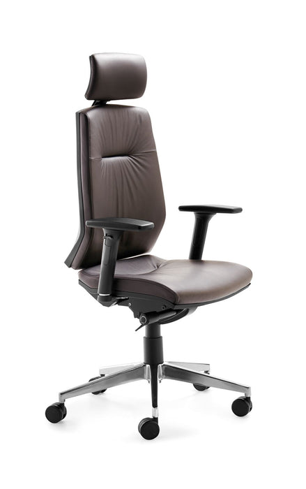 Drehstuhl myCONTRACT LINE | Gestell Aluminium poliert