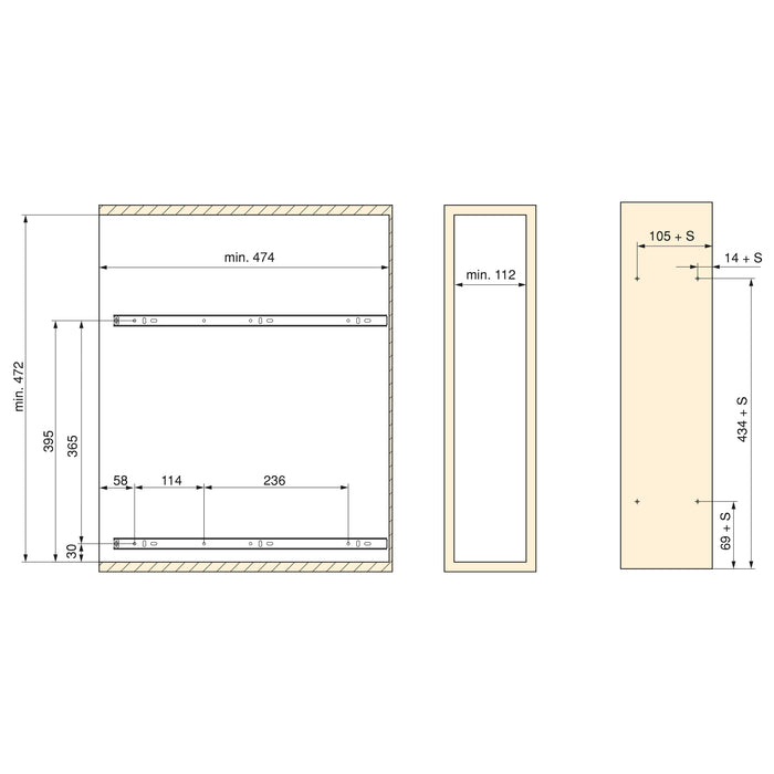 Flaschenregal SupraMax, ausziehbar, Modul 150mm, Stahl, Verchromt