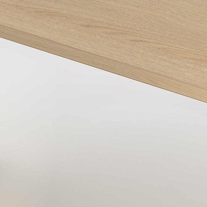 Hammerbacher | Schreibtisch C-Fuß 200x100cm Eiche / Silber