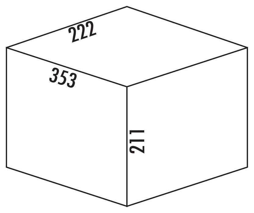 Naber | Ersatzbehälter | weiß | 15 Liter
