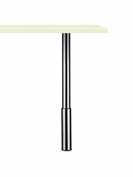 Naber | Trampolo 1 rund | Stützfuß | chrom poliert | H 800 - 980 mm