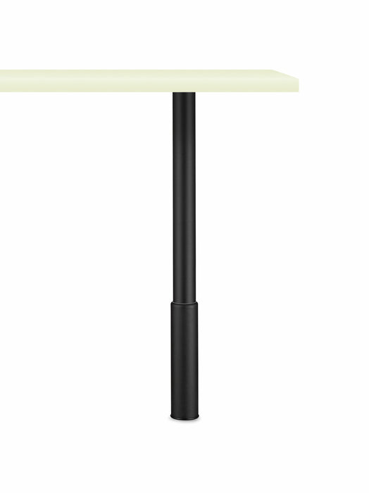 Naber | Trampolo 1 rund | Stützfuß | schwarz matt | H 920 - 1100 mm