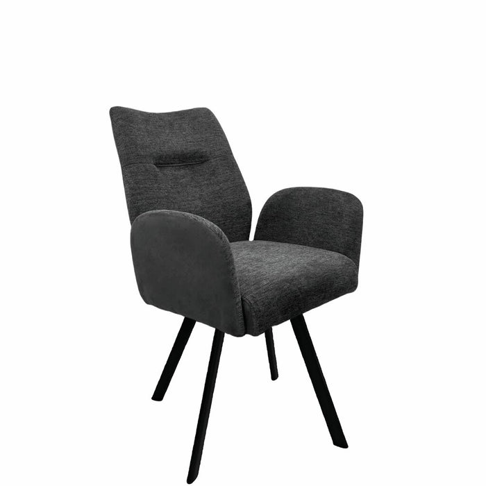 Naber | Famous 1AS, Stuhl, Gestell schwarz matt, starr, oval