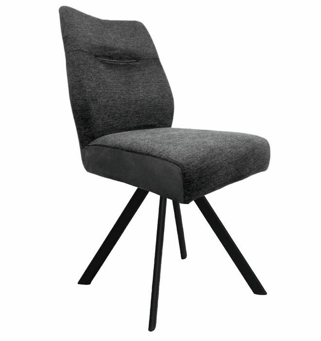 Naber | Famous 1S, Stuhl, Gestell schwarz matt, starr, oval