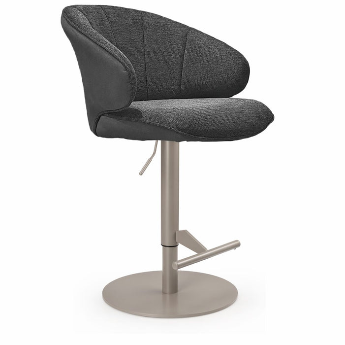 Naber | Brezo AS, Hocker, Gestell perlgraumetallic, rund