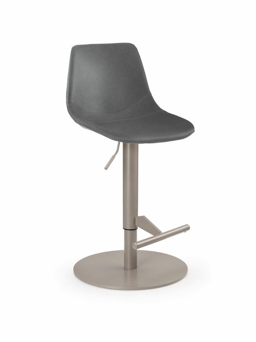 Naber | Level KT, Hocker, Gestell perlgraumetallic, rund