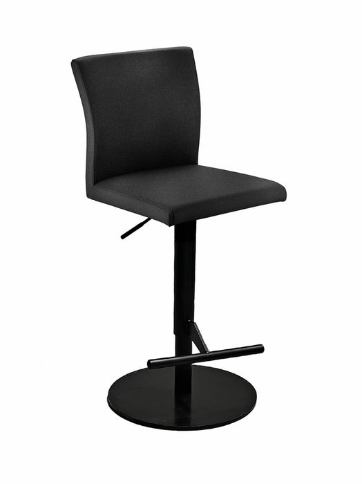 Naber | Buono KM, Hocker, Gestell schwarz matt, rund, Bezug dunkelgrau