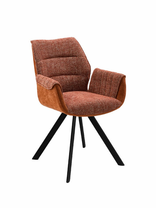 Naber Livaro 1AC, Stuhl, Gestell schwarz matt, starr, oval