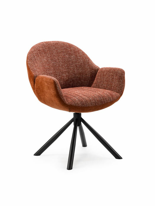 Naber Sitro 1AC, Stuhl, Gestell schwarz matt, drehbar, rund