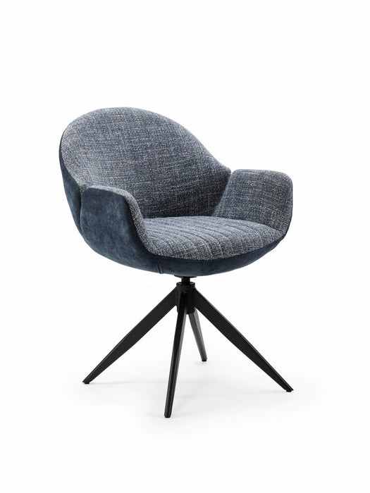 Naber Sitro 1AC, Stuhl, Gestell schwarz matt, drehbar, eckig