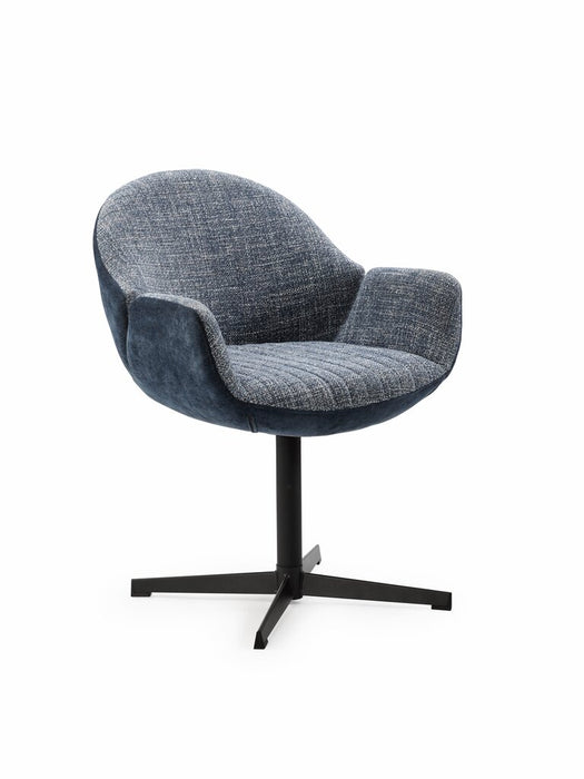 Naber Sitro 1AC, Stuhl, Gestell schwarz matt, drehbar, Wippfunktion