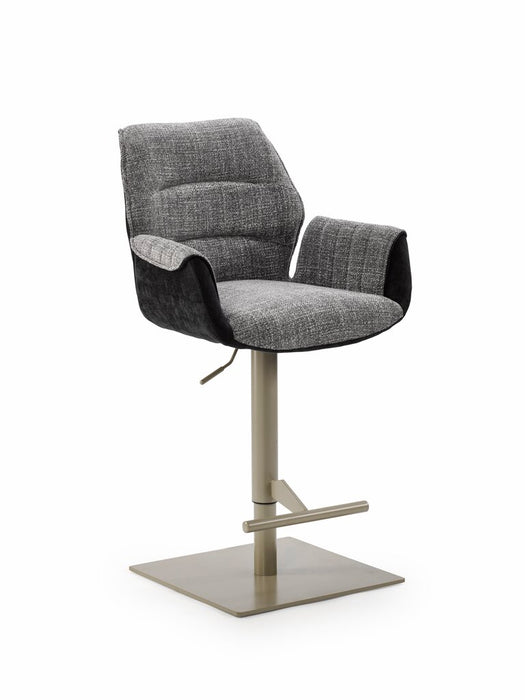 Naber Livaro AC, Hocker, Gestell perlgraumetallic, eckig