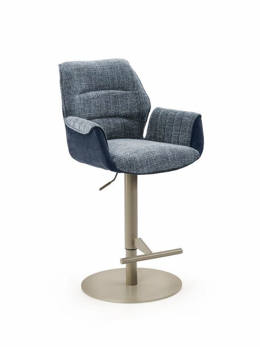 Naber Livaro AC, Hocker, Gestell perlgraumetallic, rund