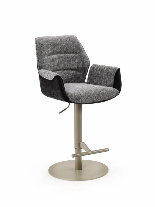 Naber Livaro AC, Hocker, Gestell perlgraumetallic, rund