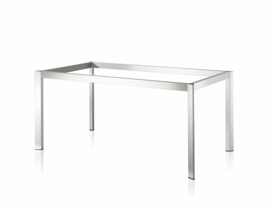 Wesco | Tischgestell TG50, Tischgestell, edelstahlfarbig gebürstet, B 2000 mm, T 1000 mm