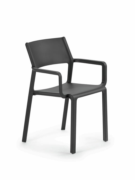 Nardi | Trill 1A | Stuhl Küchenstuhl | Gestell antracite/anthrazit | Bezug antracite/anthrazit