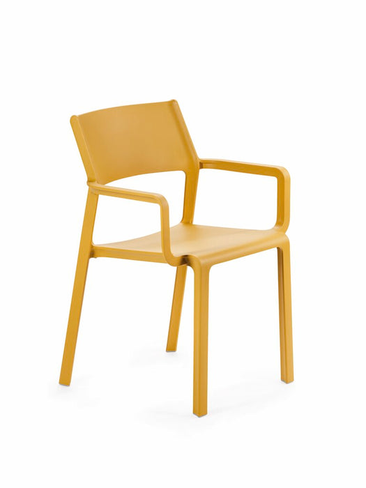 Nardi | Trill 1A | Stuhl Küchenstuhl | Gestell senape/gelb | Bezug senape/gelb