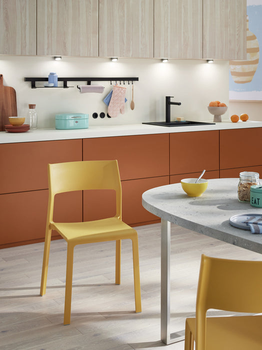 Nardi | Trill 1 | Stuhl Küchenstuhl | Gestell senape/gelb | Bezug senape/gelb