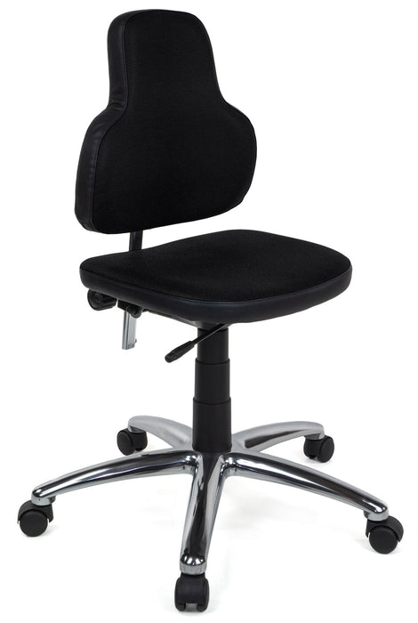 Drehstuhl 2206 | Gestell Schwarz/Aluminium poliert