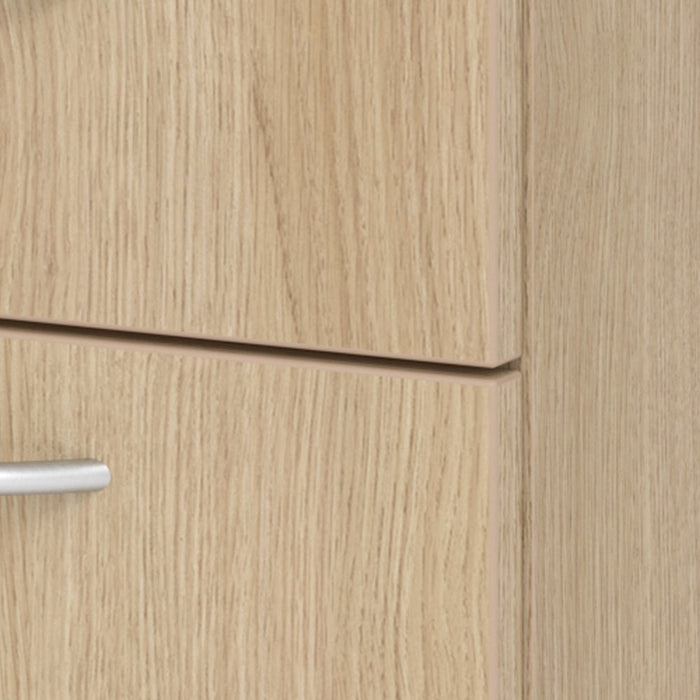 Hammerbacher | Rollcontainer 58cm, 3 Schübe, Schloß BM Eiche