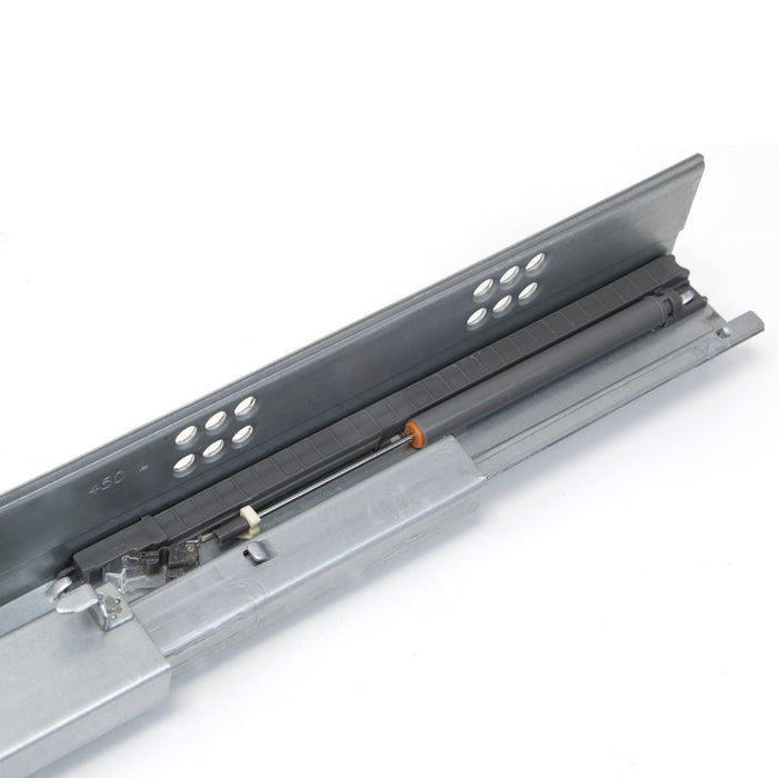 Flaschenhalter Supra, seitlich, Schließautomatik, Modul 150mm, Stahl, grau lackiert