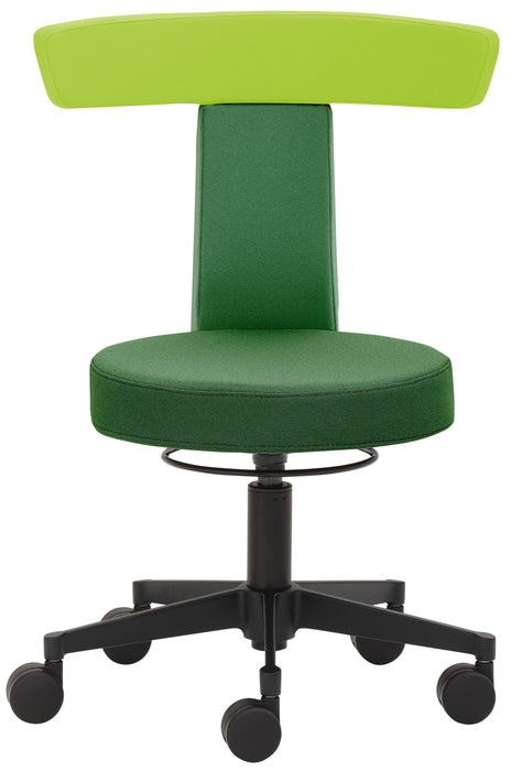 Funktionsdrehhocker 1262 | Gestell Schwarz