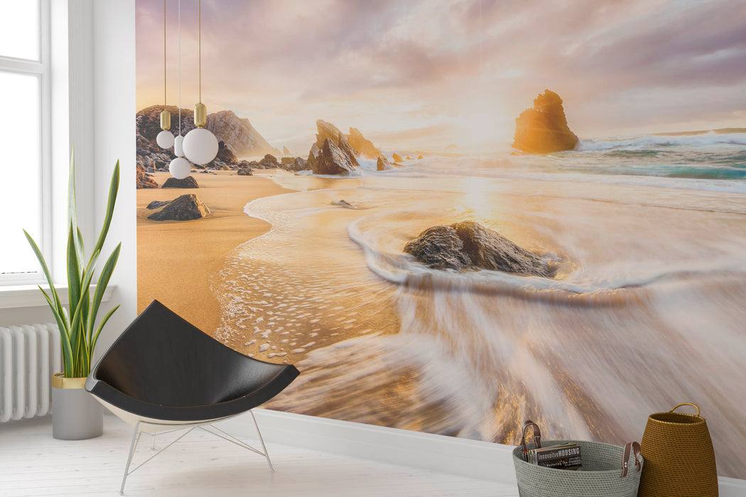 Komar NEU | Vlies Fototapete - Rising Sun - Größe 368 x 248 cm