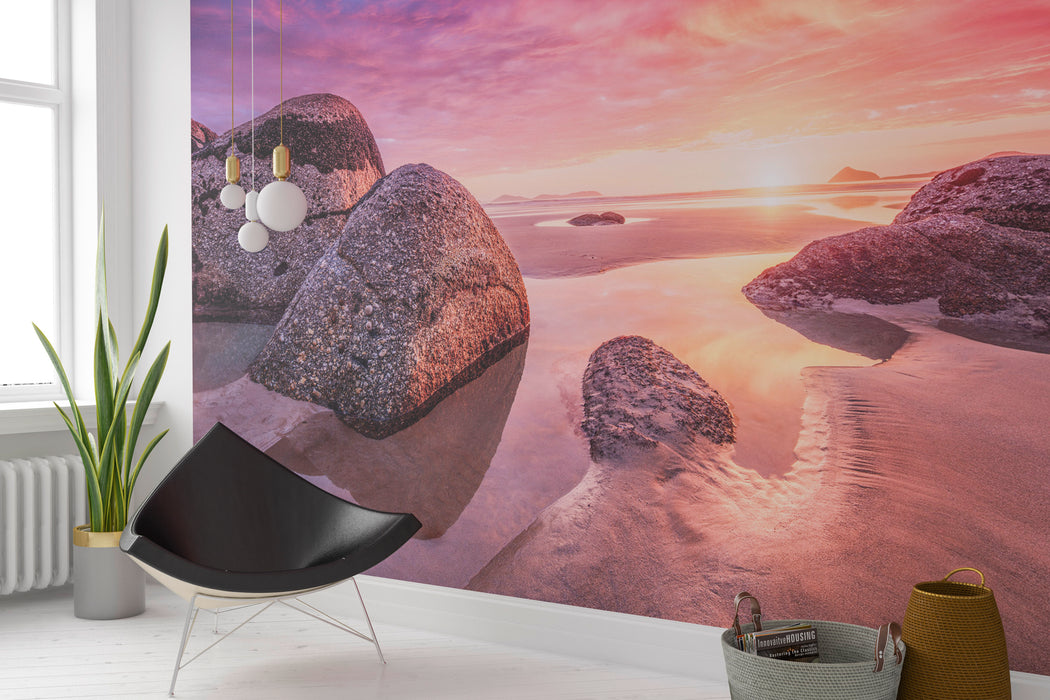 Komar NEU | Vlies Fototapete - Sunset Bay - Größe 368 x 248 cm