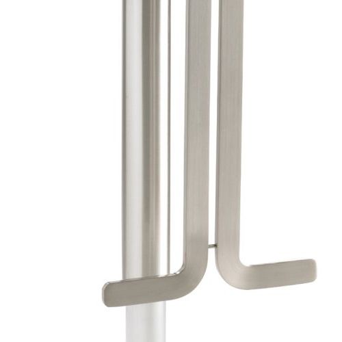 mayer | Bar  und Tresenhocker myWAVE | Schwarz | Gestell Chrom gebürstet Edelstahllook