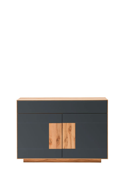 Gradel | Domus | 3321 | Sideboard | 120x87x40 | Kernbuche | Glas anthrazit satiniert