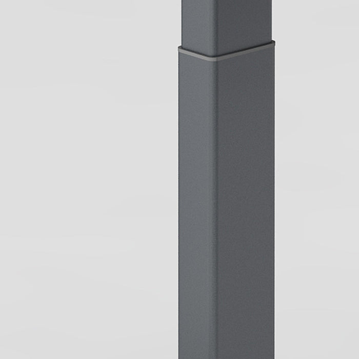 Hammerbacher | Sitz-Steh-Schreibtisch el.120x80cm Grau / Graphit