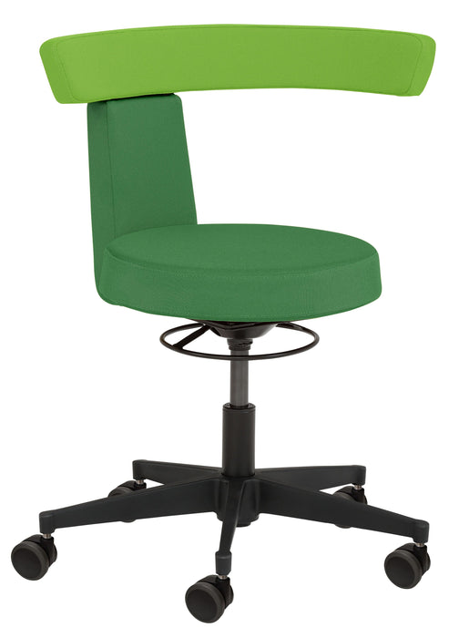 Funktionsdrehhocker 1263 | Gestell Schwarz