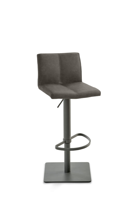 Bar- | und Tresenhocker 1285 | Warmes Grau | Gestell Grau pulverbeschichtet