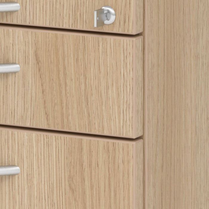 Hammerbacher | Rollcontainer 80cm, 1Schub, 1HR, Schl.BM Eiche