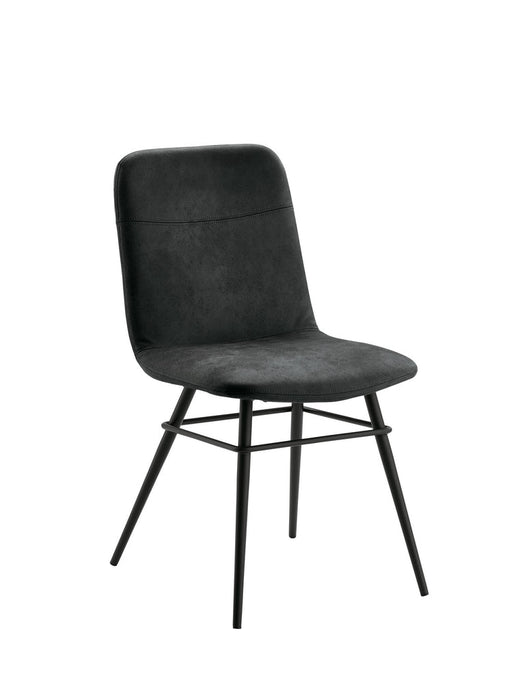 Naber | Felice 1WS | Stuhl Küchenstuhl | Gestell schwarz | Bezug schiefergrau