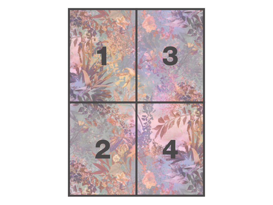 Papier Fototapete | Wild Garden | 184 x 254 cm