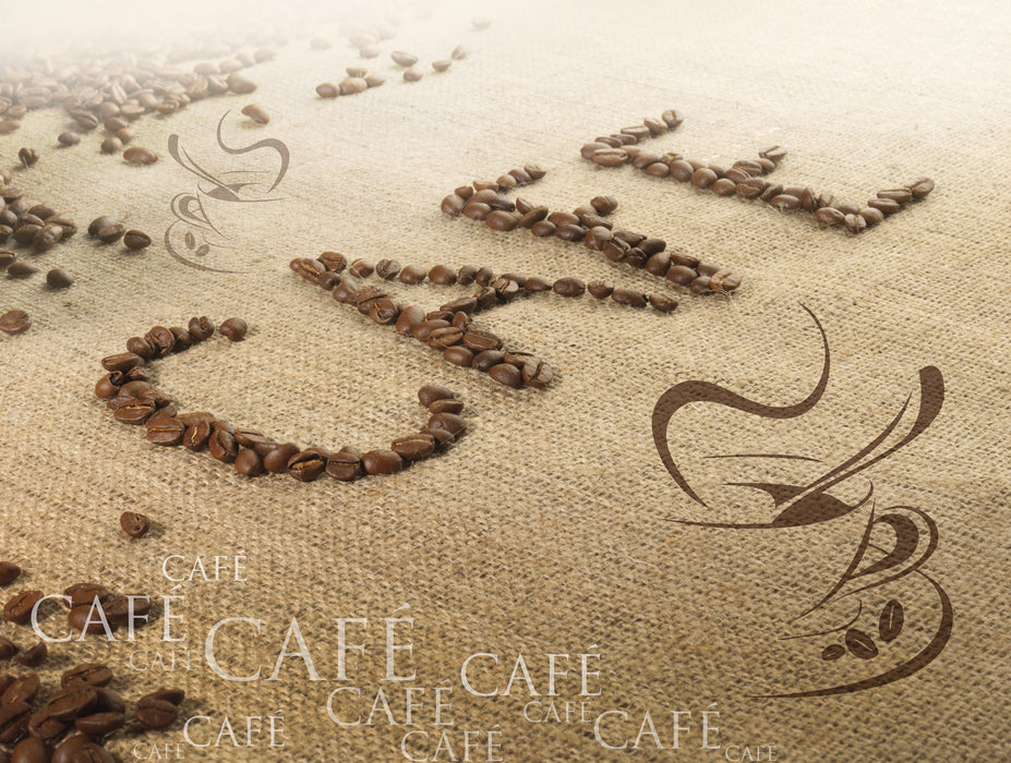 Komar NEU | Papier Fototapete - Coffee Time - Größe 254 x 184 cm