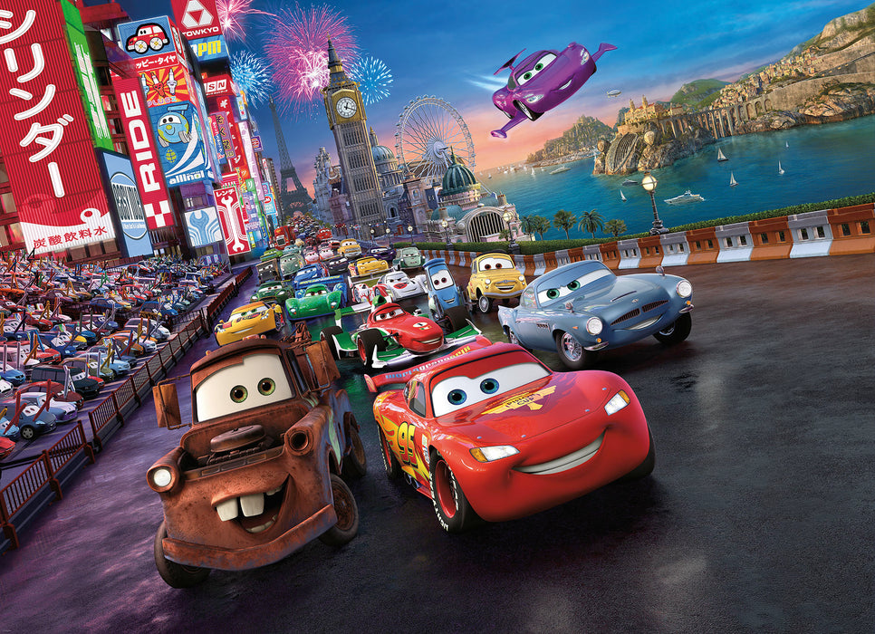 Papier Fototapete | Cars Race | 254 x 184 cm