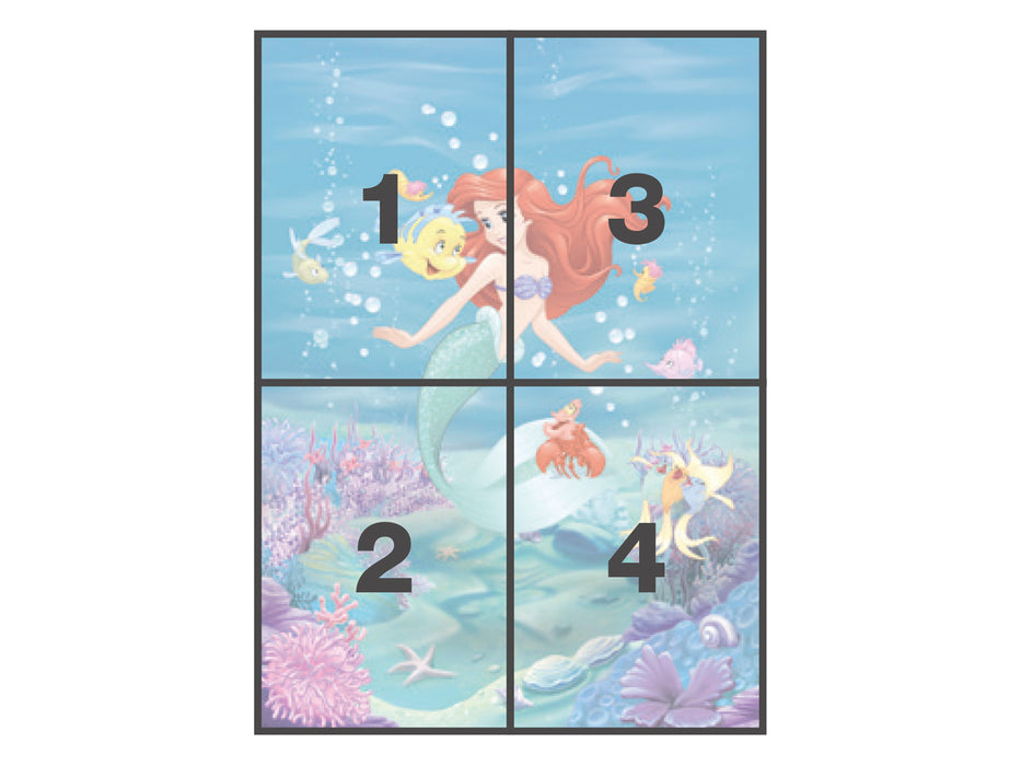 Papier Fototapete | Ariel Singing | 184 x 254 cm