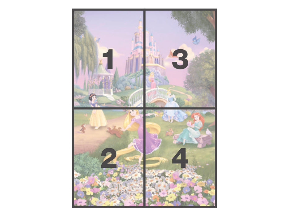 Papier Fototapete | Disney Princess Sunset | 184 x 254 cm